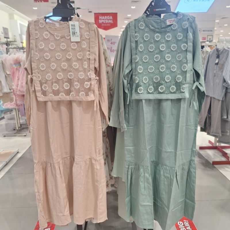 dress baju muslim anak exit kids usia 4-14 tahun edisi raya 2025