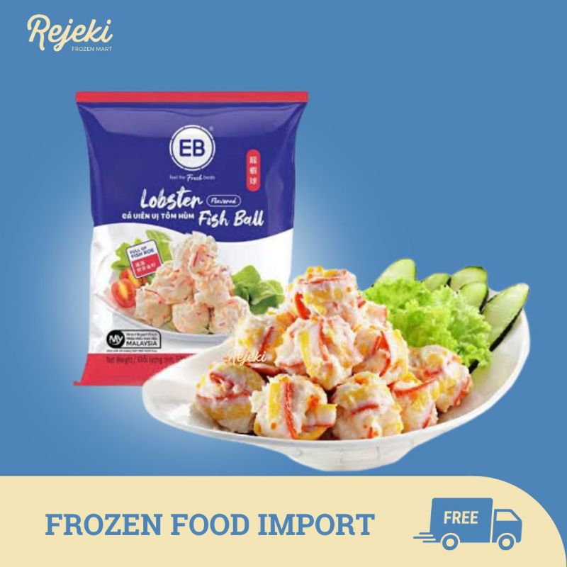 

EB Lobster Ball Bakso Ikan Rasa Lobster - Rejeki Frozen Moyo