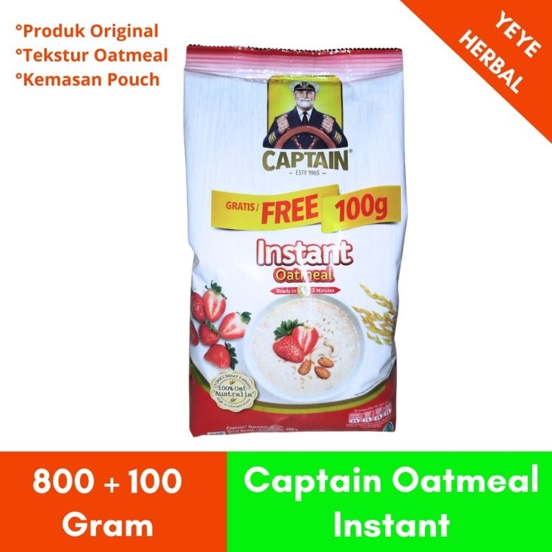 

Captain Oatmeal Instant 800 Gram