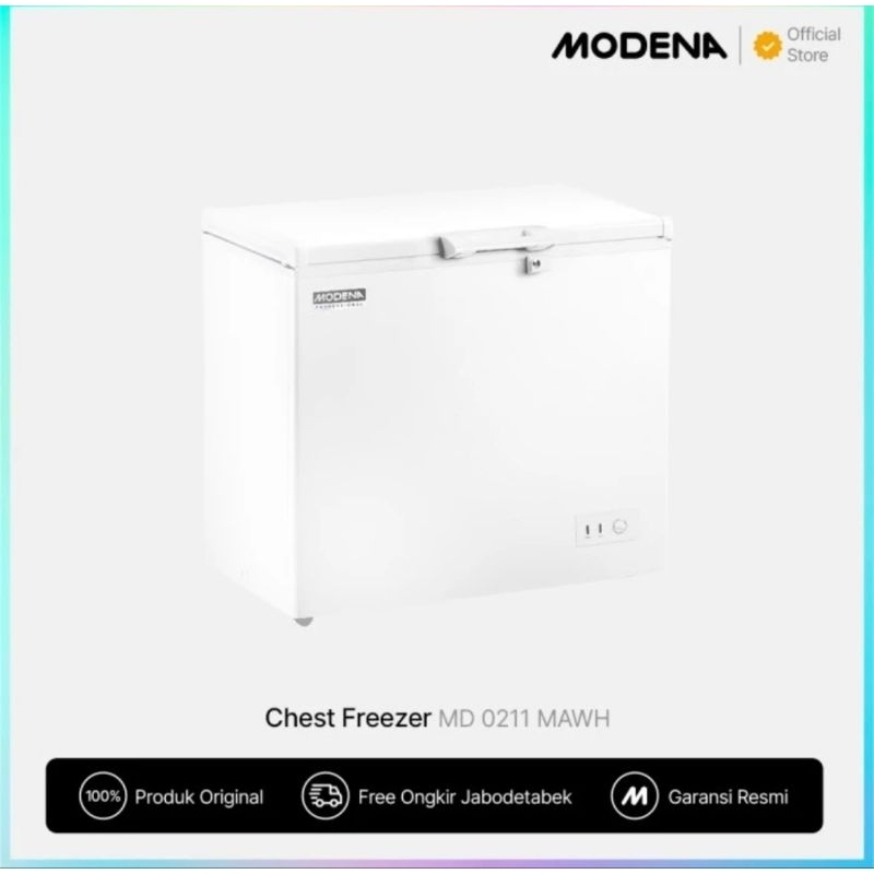 MODENA CHEST FREEZER 200L MD0211MAWH