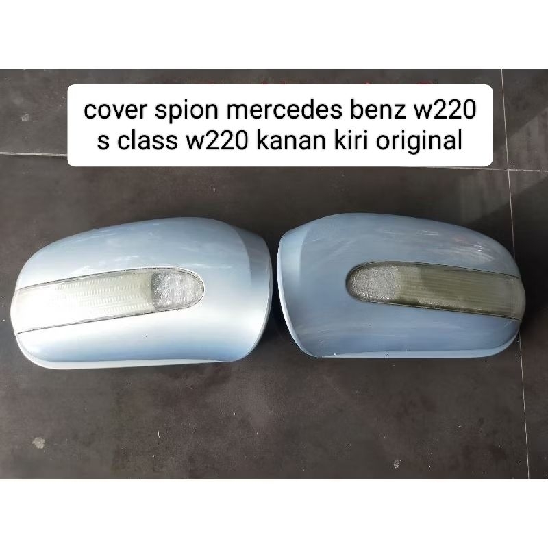 cover tutup spion Mercedes-Benz w220 s-Class original kanan dan kiri sett lampu sein mercedez Benz w