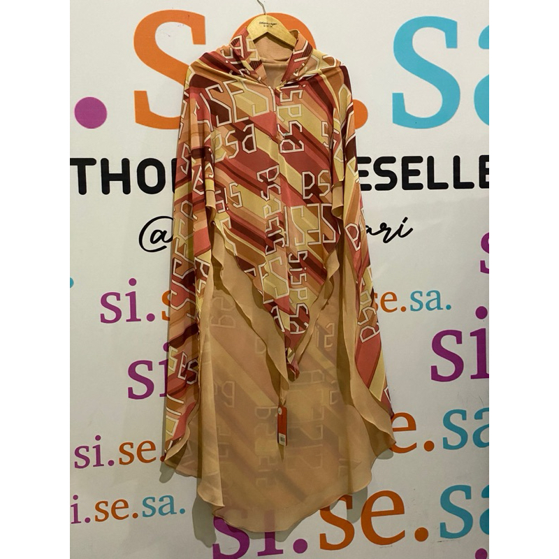 Sisesa khimar berkha printing