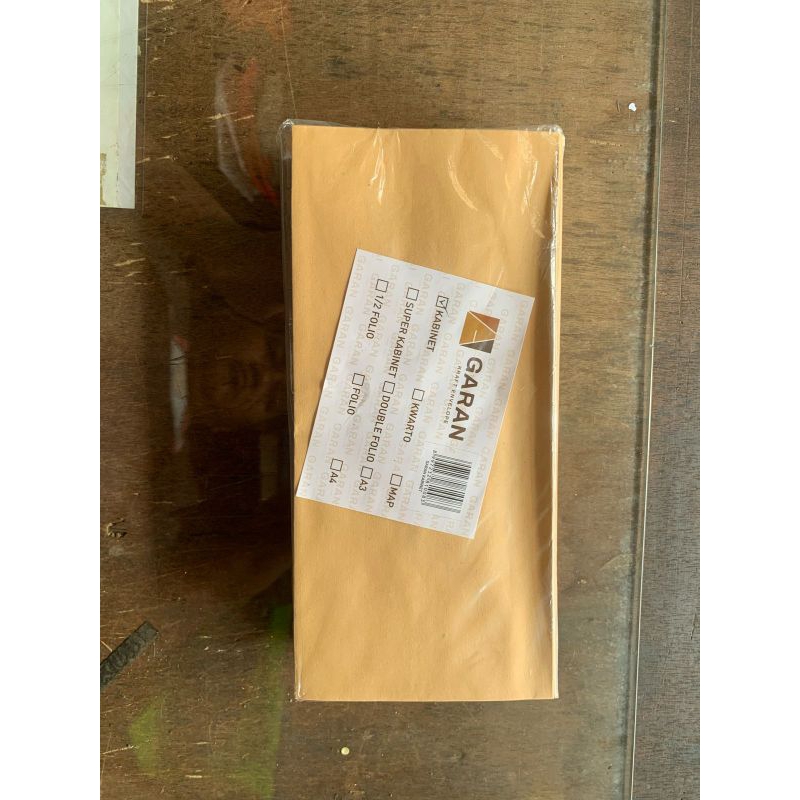 

AMPLOP COKLAT KABINET ISI 100