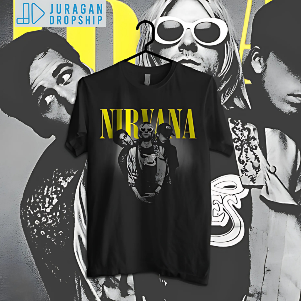 Kaos Pria Wanita Juragan Dropship Nirvana