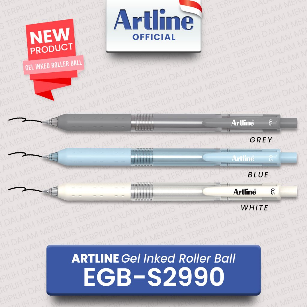 

(1 PCS) PULPEN ARTLINE EGB-S2990 / egbs2990 tinta hitam pulpen silent klik click pena bolpen minimalis simple warna pastel atk alat tulis kantor sekolah kuliah stationery murah / mitra abadi katalog jogja