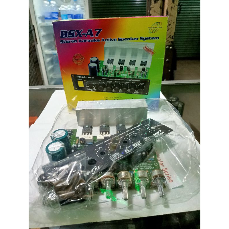 KIT SPEAKER AKTIF 2×150WATT BELL TIPE BSX-A7