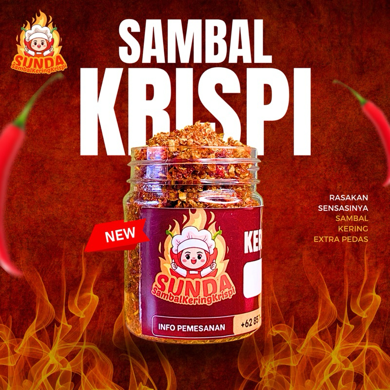 

Sunda Sambel Krispi Triple Sambal praktis