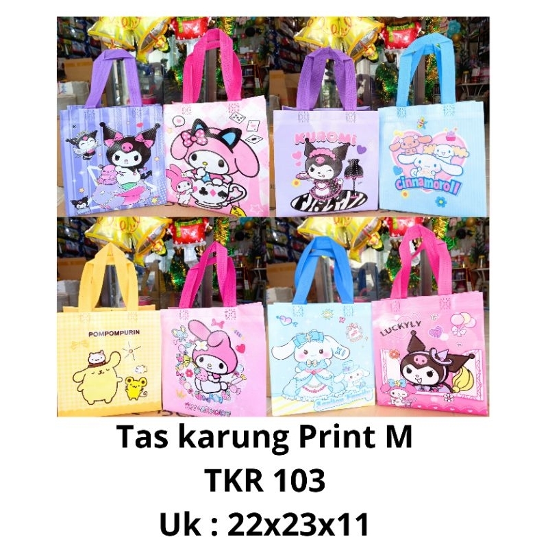 

12 pcs Tas Karung Karakter /Tas Bingkisan /Tas Kado /Goodie Bag /Tas Souvenir