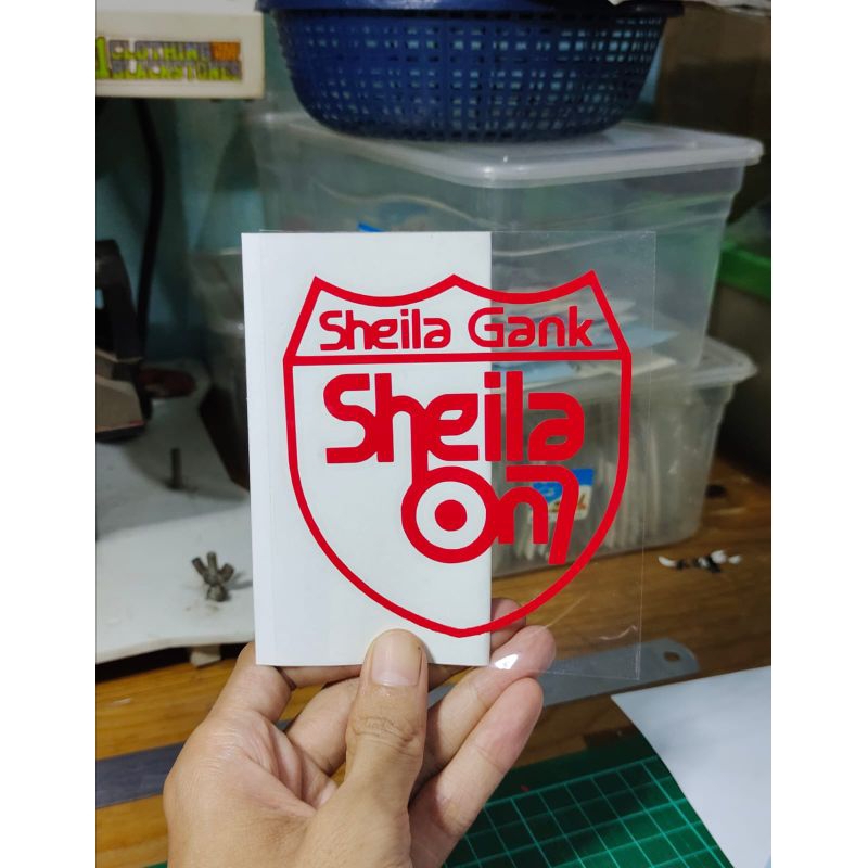 

stiker Sheila gank 1 sticker cutting musik
