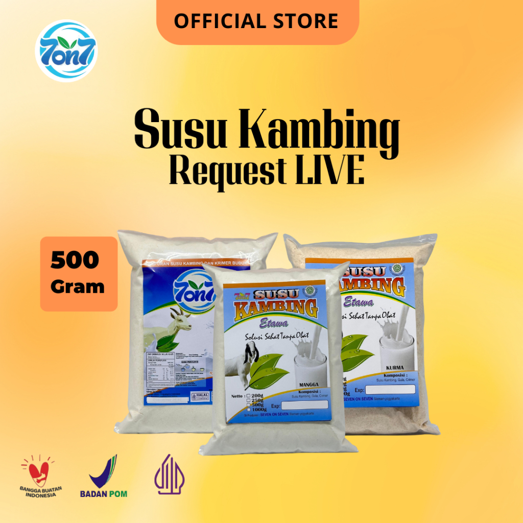 

REQUEST LIVE Kemasan 500gr