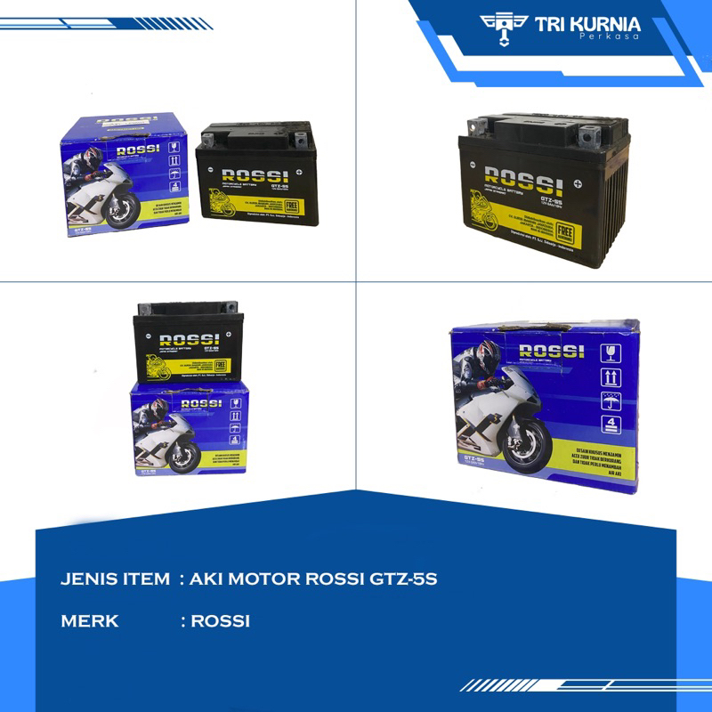 Aki Motor ROSSI GTZ-5S GTZ5 ORIGINAL