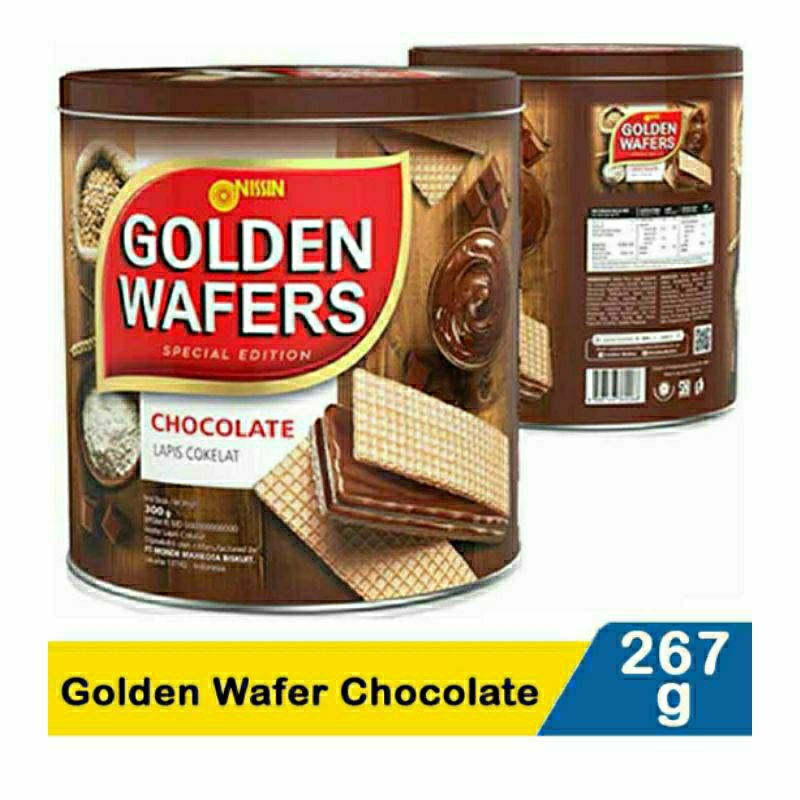 

NISSIN GOLDEN WAFER 267gr KARTONAN (1 KARTON ISI 6PCS)