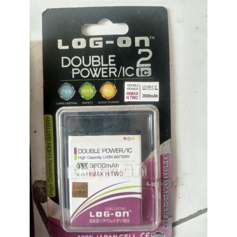 Baterai Doble Power handphone Himax Zoom, Himax H2 , Himax H-pro