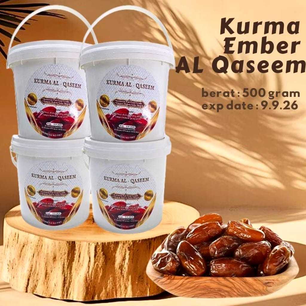 

{ GC } KURMA AL QASEEM 500 GR - KURMA PREMIUM - KURMA EMBER ARAB SAUDI