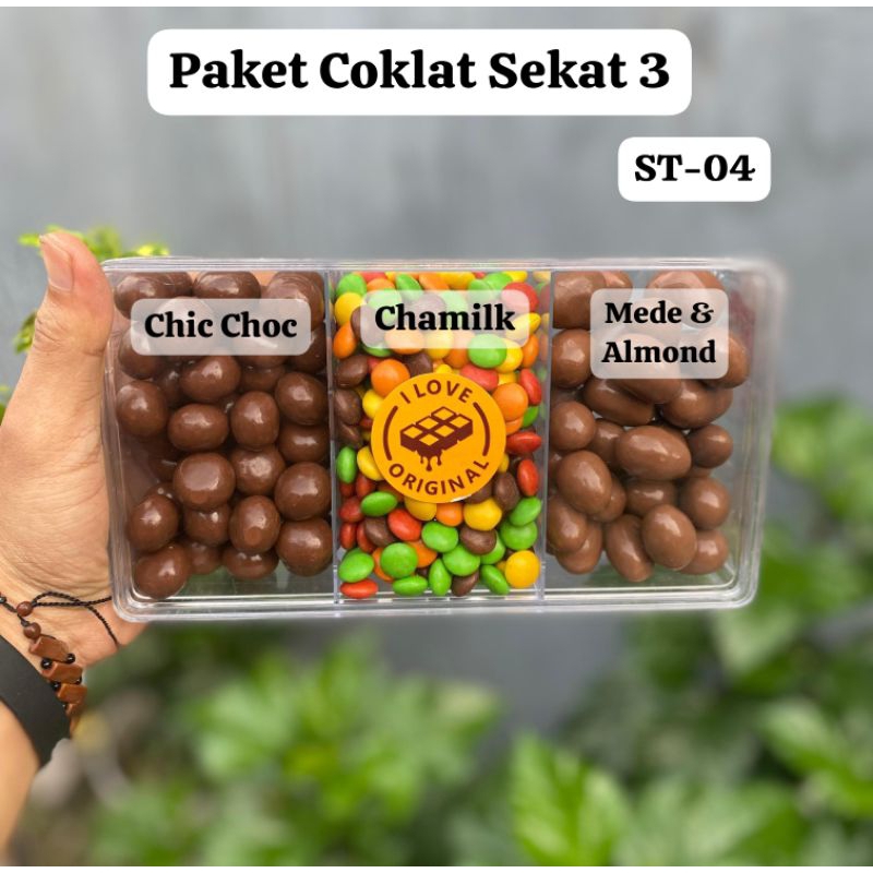 

Paket Cokelat sekat 3