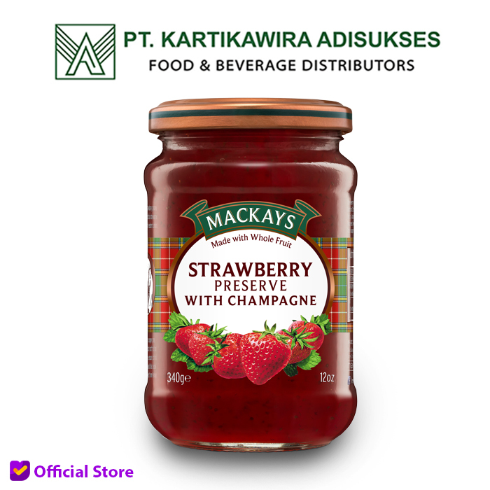 

Mackays Strawberry Preserve with Cham