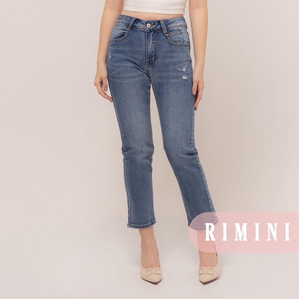 RIMINI - Celana Denim Jeans Highwaist Denim Size 26-33 - Neora Pants 5215