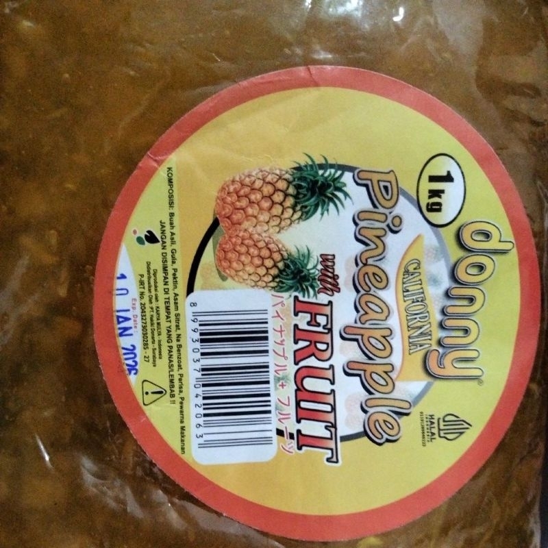 

DONNY CALIFORNIA PINEAPLE W/FRUIT 1KG