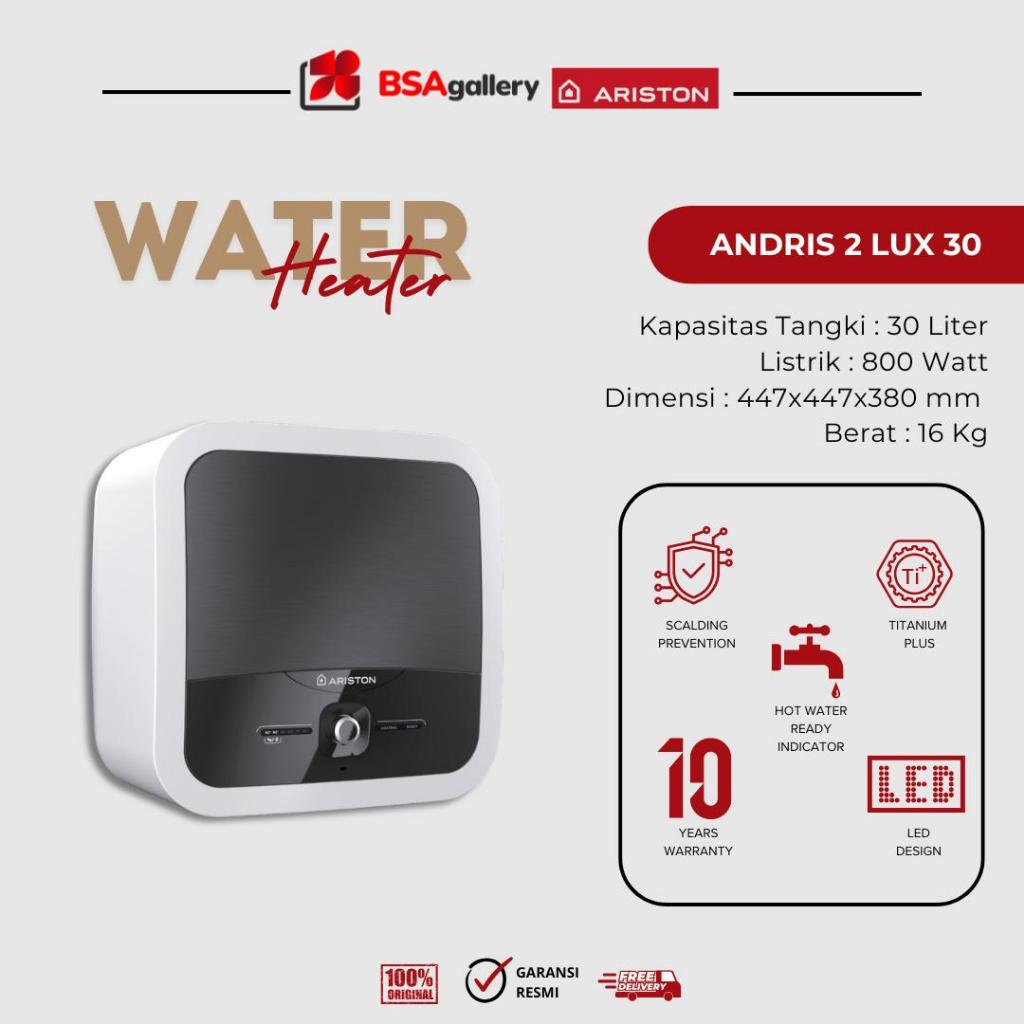 WATER HEATER LISTRIK / PEMANAS AIR LISTRIK 30 LITER 800 WATT ARISTON