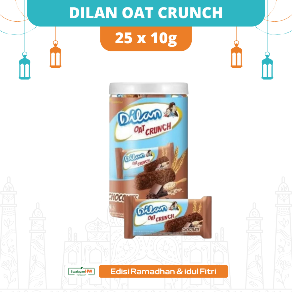 

DILAN OAT CRUNCH CHOCOLATE ISI 25 x 10g [250g] I ED 14 09 2025