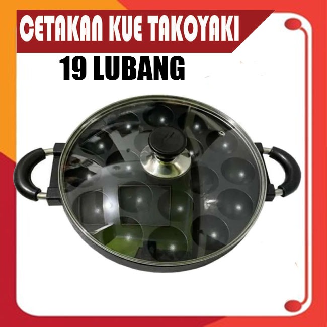 Panci Kue Tako Yaki Cetakan Takoyaki 19 Lubang gme