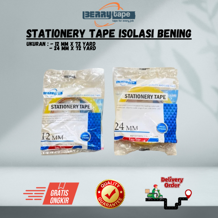 

STATIONERY TAPE - ISOLASI BENING - KUALITAS OKE