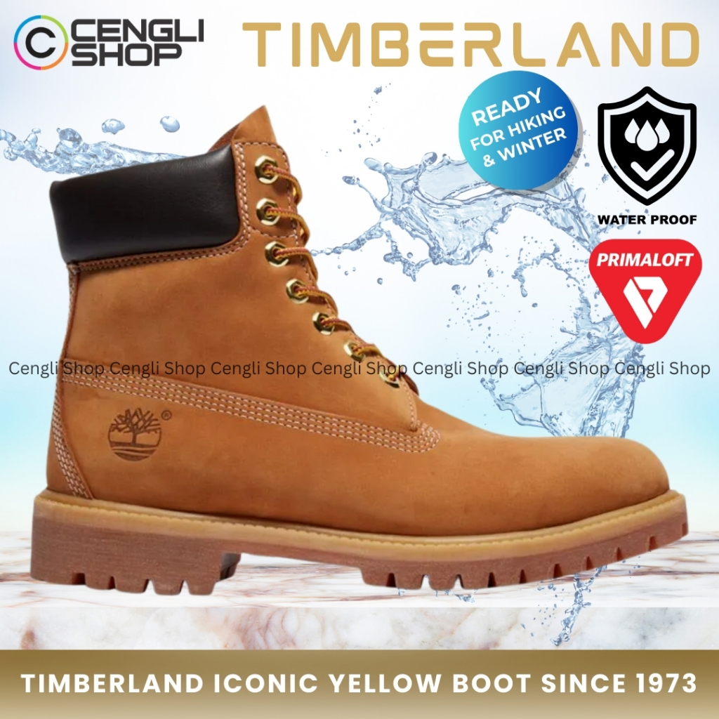 TIMBERLAND SEPATU BOOT PRIA ORIGINAL BOOTS KULIT ASLI ORI WATERPROOF TM17