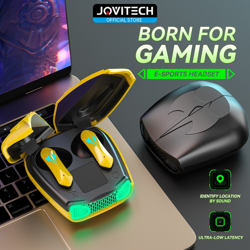 Jovitech GM08 Bluetooth Earphone Wireless Headset Bluetooth 5.4 Earbuds HiFi Stereo Handsfree bumble