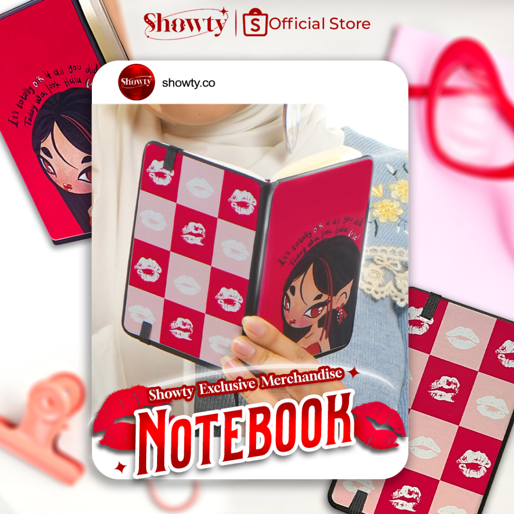 

Showty Exclusive Merchandise Notebook Mature Fun Playfull