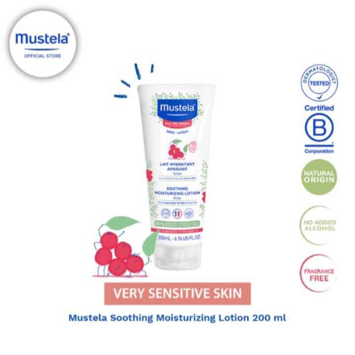 Mustela Moisturizing Lotion Body 200ml / Body Lotion Bayi Kulit Sensitif / Lotion Bayi