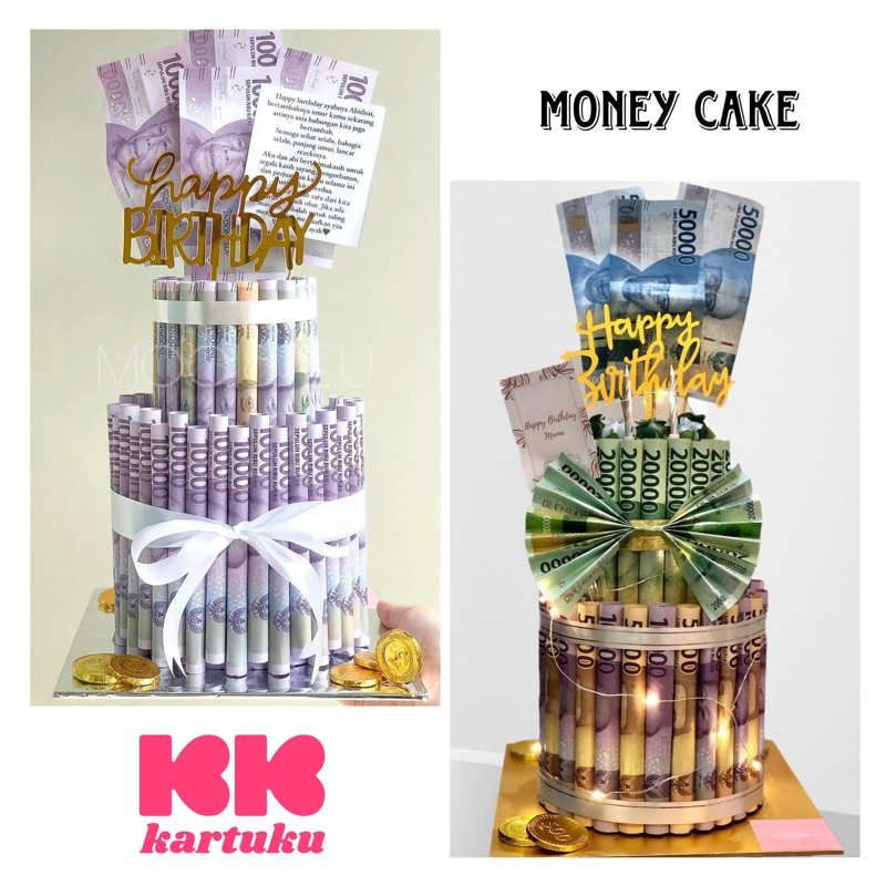 Money Bouquet / Money Bucket / Money Cake (FOR BIRTHDAY / ANNIVERSARY / GRADUATION)