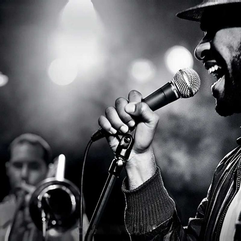 Mic microfon microphone Aiwa system Kabel ( mic kabel buat karaoke )