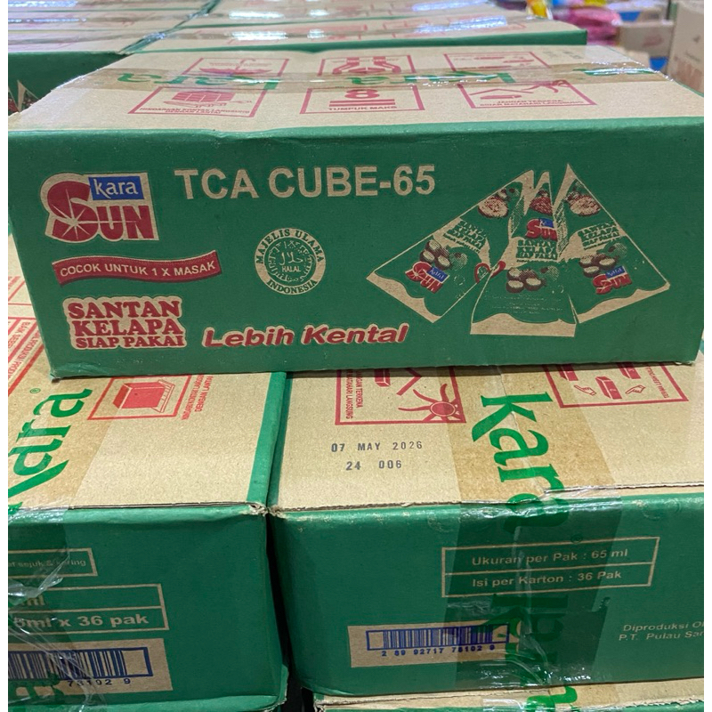 Santan kara 1 dus isi 36 pcs 65 ml