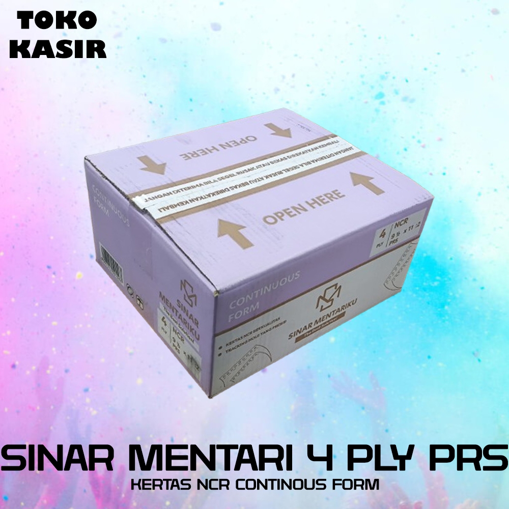 

Sinar Mentariku ½ A4 4 Ply (PRS) - Kertas Continous Form (Kemasan Baru)