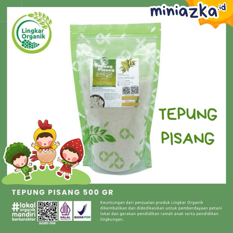 

Lingkar Organik Tepung Pisang 500gr