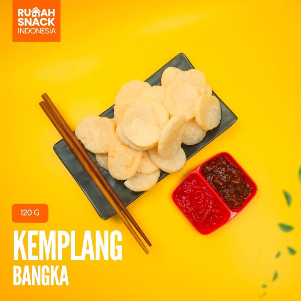 

Kerupuk Kemplang Bangka 120g Snack Cemilan Asin Gurih Renyah