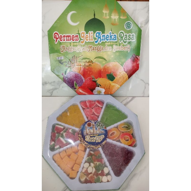 

permen aneka rasa segi 8/jelly segi 8/permen jelly lebaran segi 8(varian tulis d note/chat) READY JELLY PERMEN KOSONG