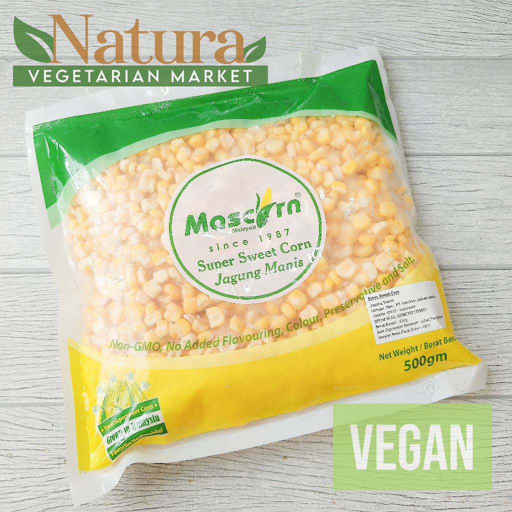 

Mascorn Super Sweet Corn 500g Jagung Beku Frozen Vegan Vegetarian