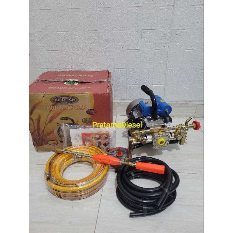 Steam Portable Cuci Motor Mobil Dinamo Listrik ROBOTECH RH785 Cuci+Selang 50M+Gulungan