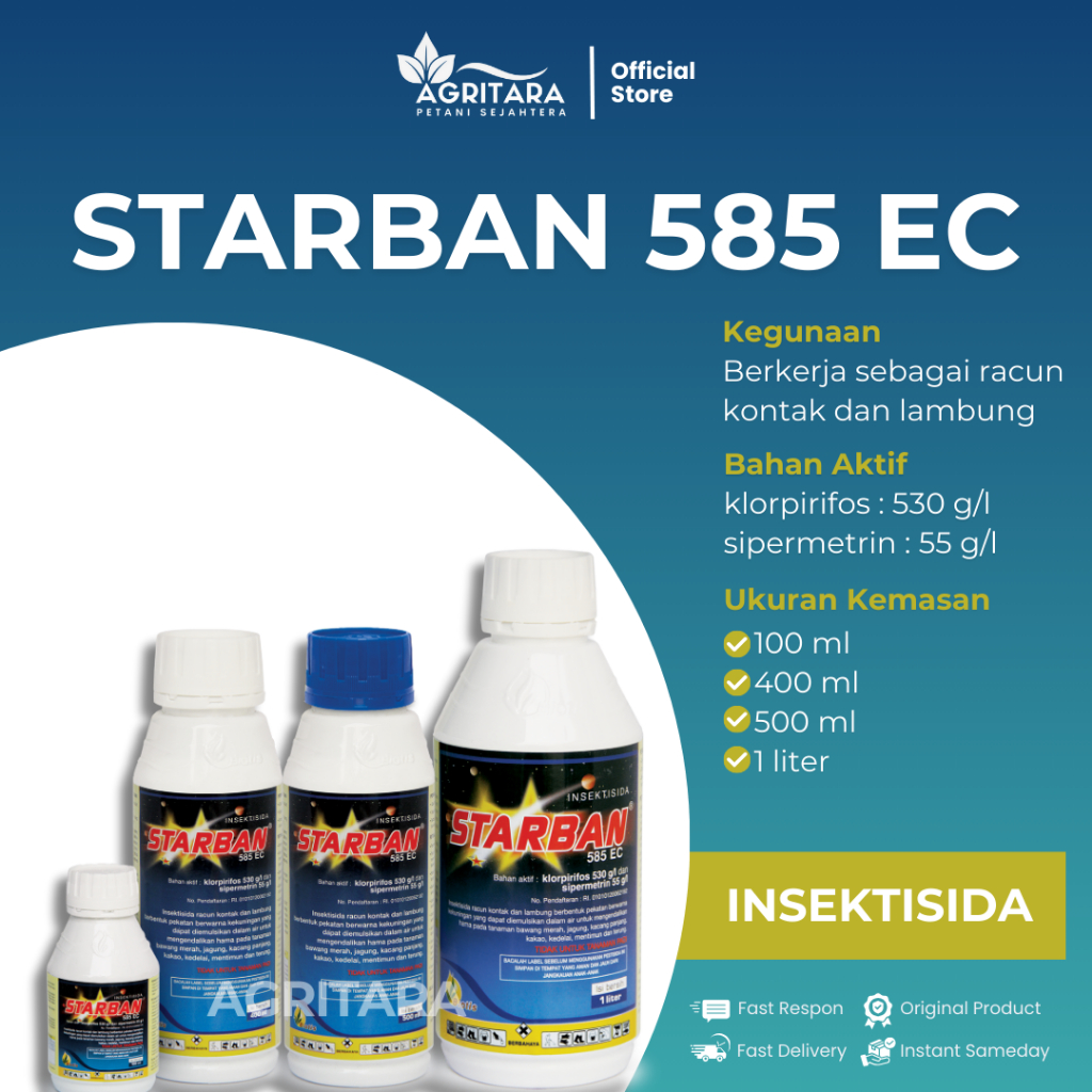 INSEKTISIDA STARBAN 585 EC 1 LITER