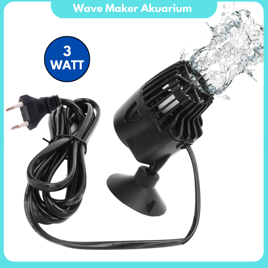QUANLONG Kipas Akuarium Wave Maker 3W Pembuat Arus Ombak Aquarium Wave Maker pump 3 Watt Ombak Air