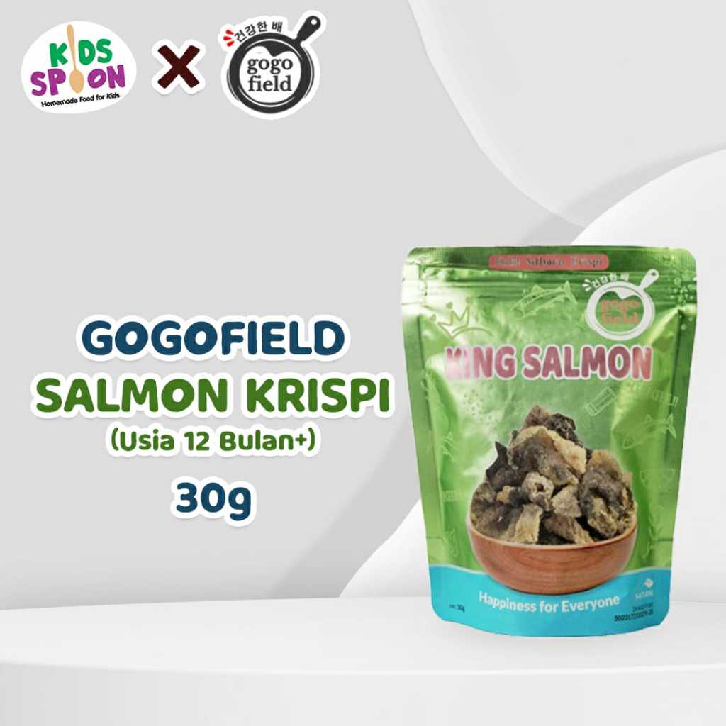 

Gogofield King Salmon / Kulit Salmon Krispi 30gr Untuk Anak Usia 1th+