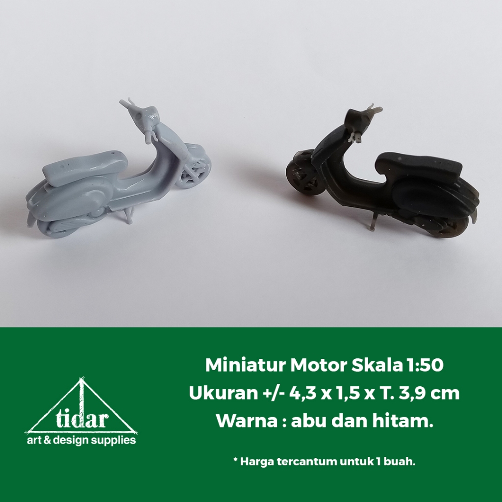 

[MR] HB - Miniatur Sepeda Motor Skala 1:50 - Maket Skuter / Scooter