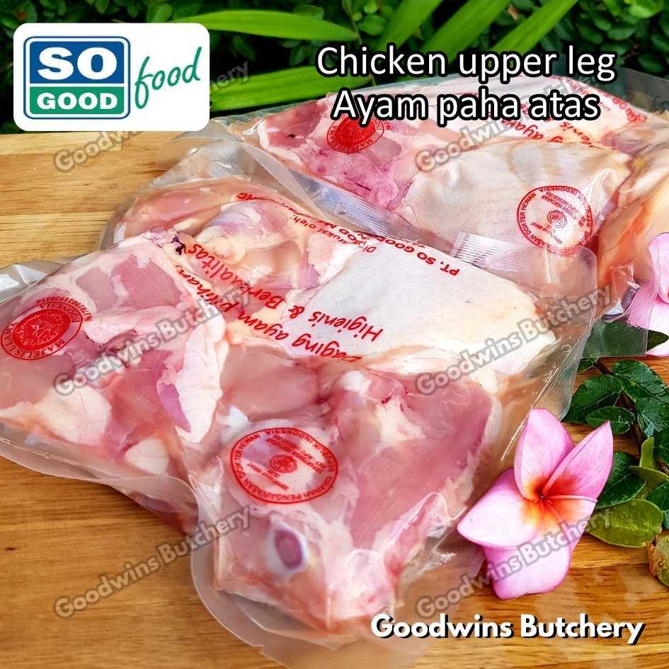 

Ayam paha atas SoGood chicken upper leg frozen 600g 4-5pcs So Good Food Japfa