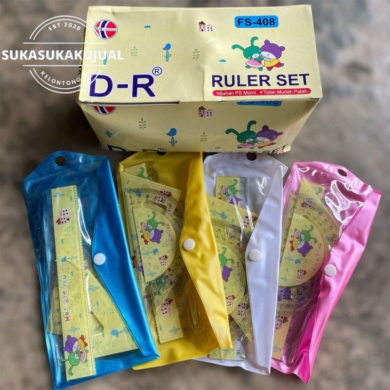 

penggaris set 1set 4pcs