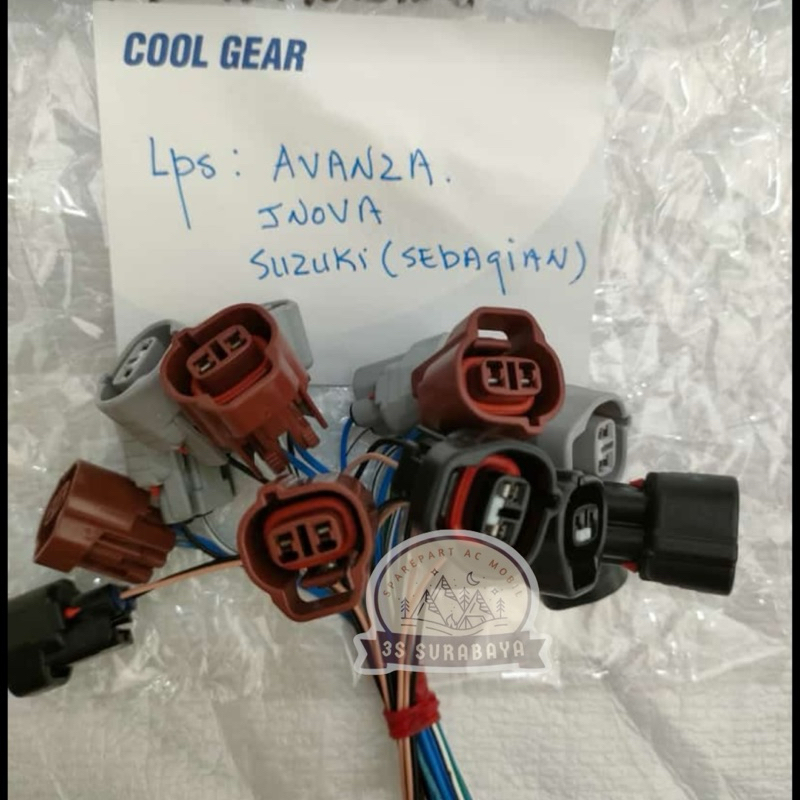 Soket Lps Avanza Innova Suzuki Sebagian Ac Mobil Socket Lps Low pressure Switch Ac Mobil (Baru/New)