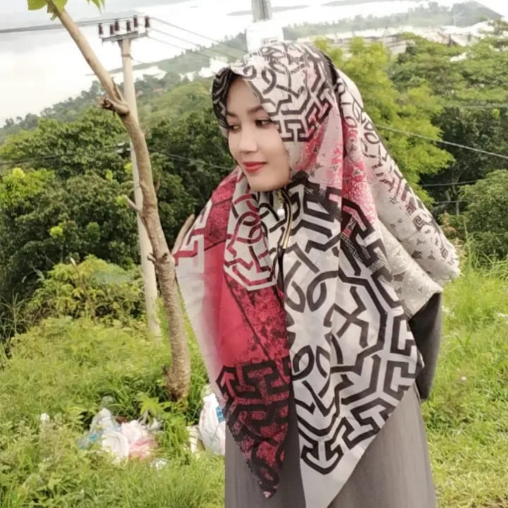 hijab instan resleting motif jilbab instan terbaru kekinian