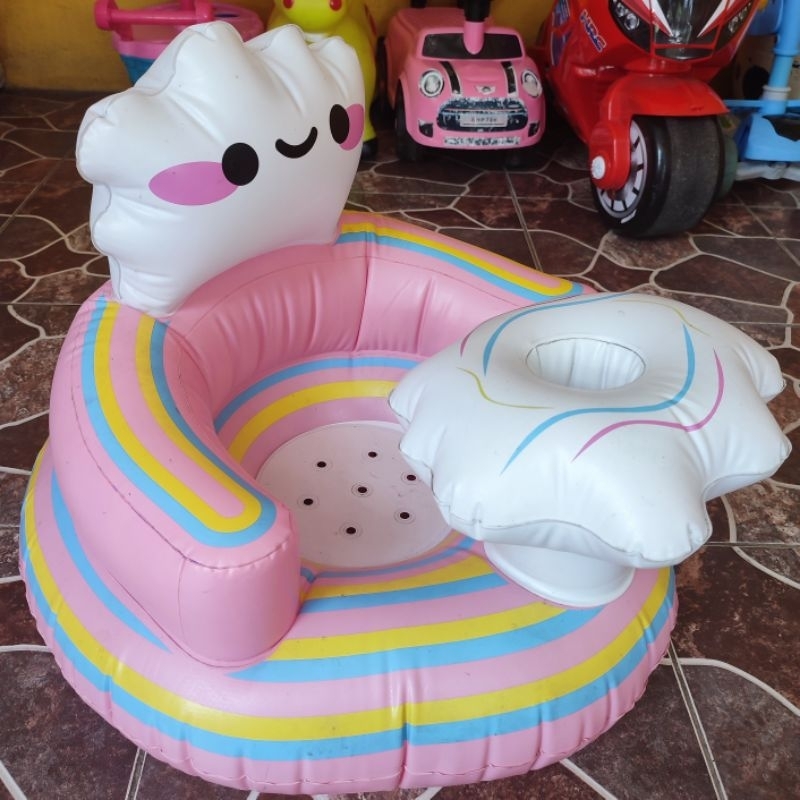 Sofa Balon / Sofa Tiup Bayi Belajar Duduk Second Preloved