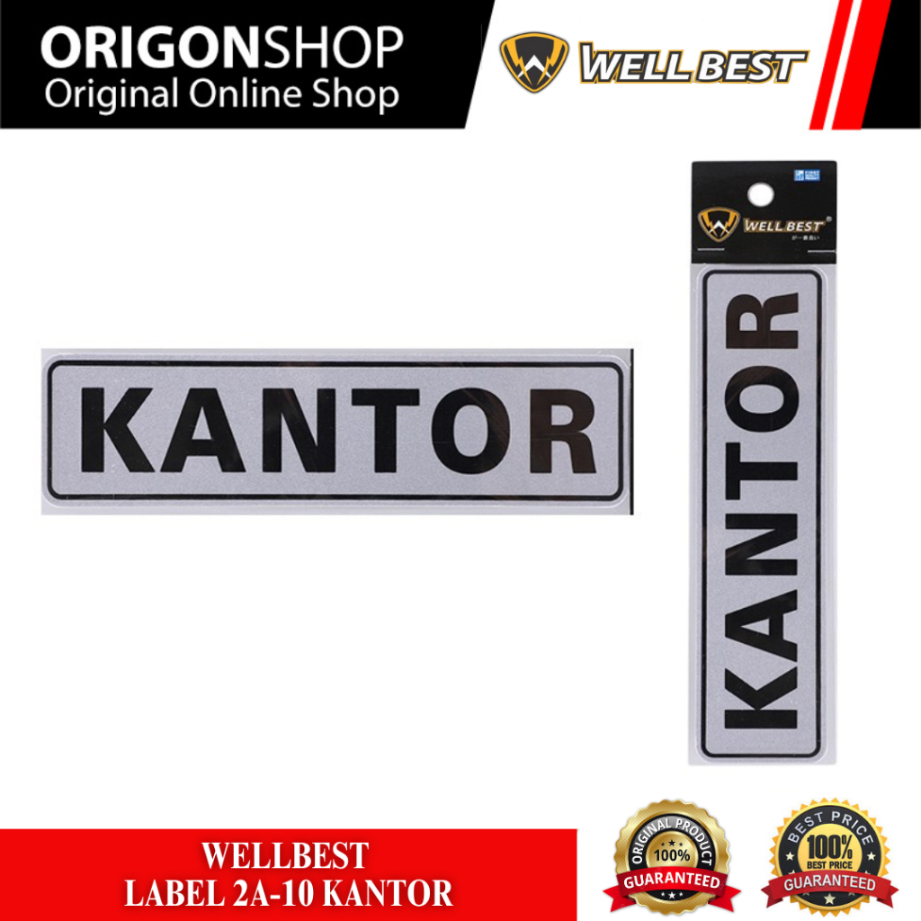 

WELLBEST Label 2A-10 Kantor / Label Stiker