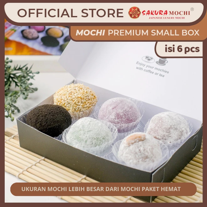 

Sakura Mochi Jogja - Premium Small Box isi 6 pcs